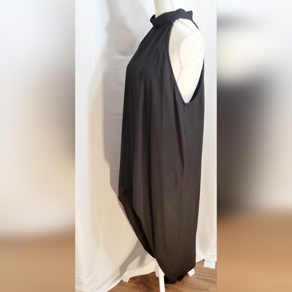 Torrid Women's Sleeveless Mock Neck Tunic Top Semi Sheer Black sz 1 (16/18) - Picture 5 of 14